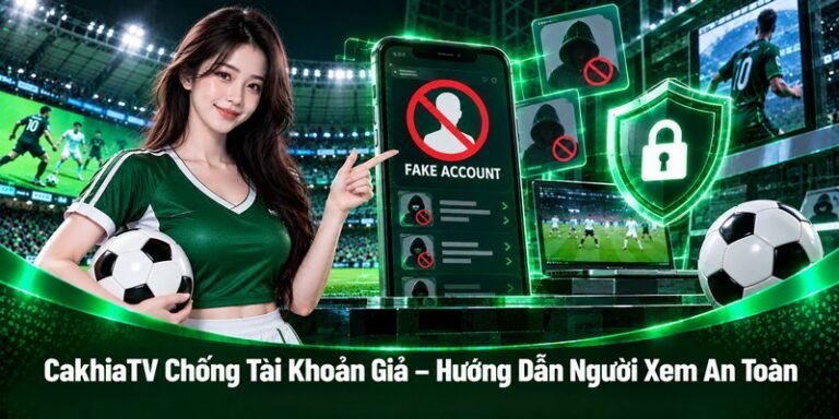 CakhiaTV chống tài khoản giả